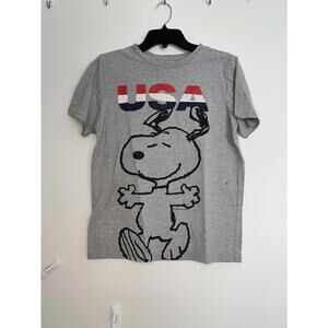 Snoopy USA Shirt - Sz. Boys XL